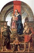 Palmezzano, Marco, Virgin and Child Enthroned between Saints John the Baptist and Jerome